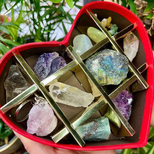 Christmas Heart Chocolate Crystal Gift Box