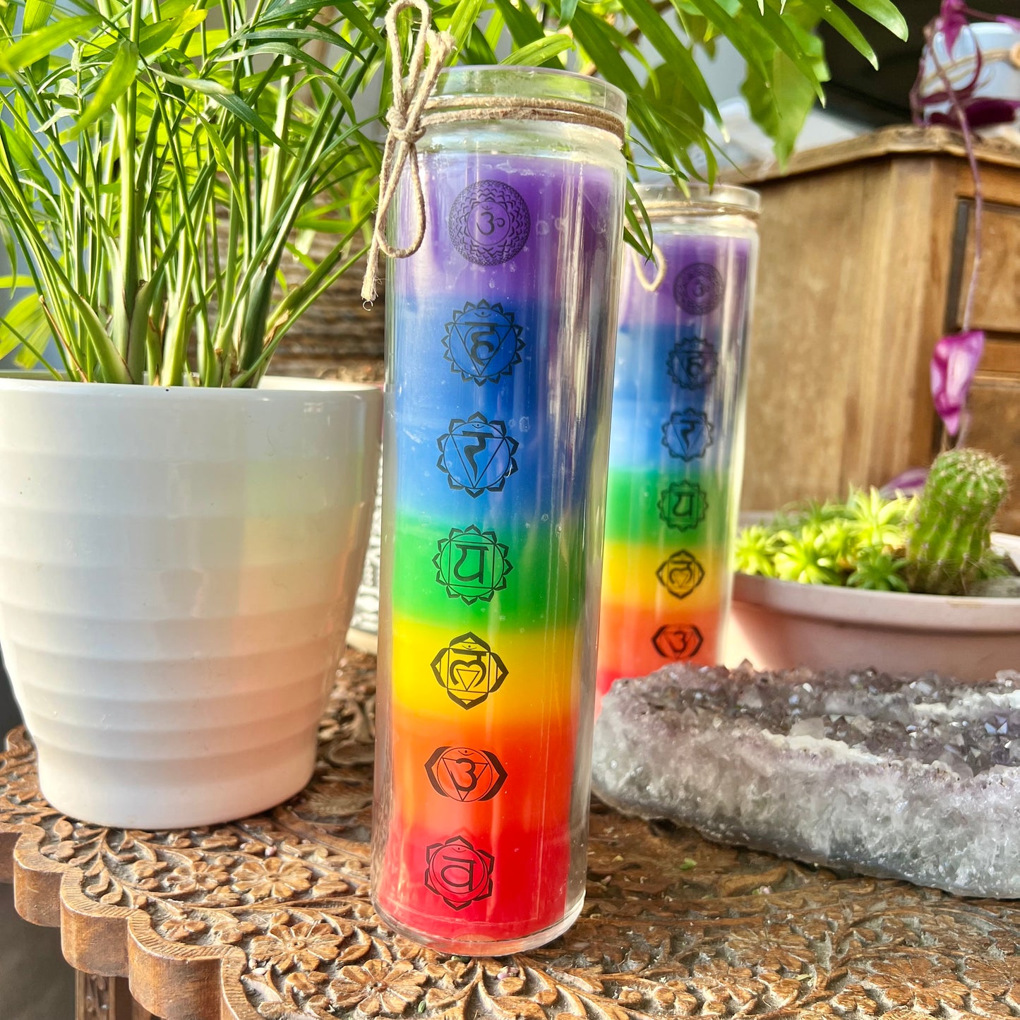 7 Chakra Candle