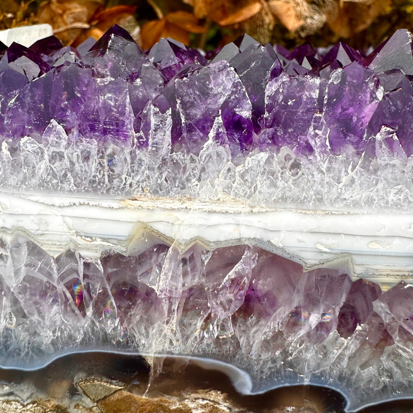 Uruguayan Amethyst Calcite Dark Purple Crystal - 4.6KG