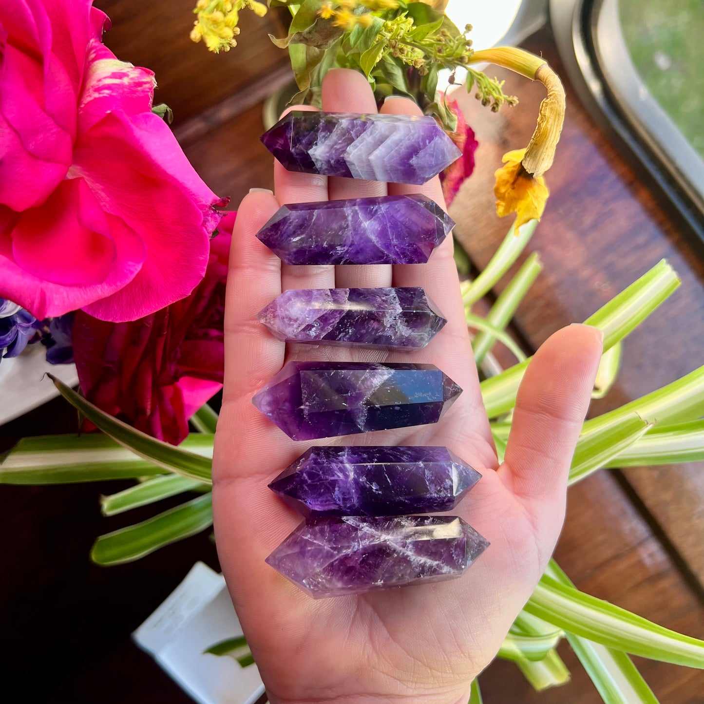 Dream Amethyst Double Terminated Points