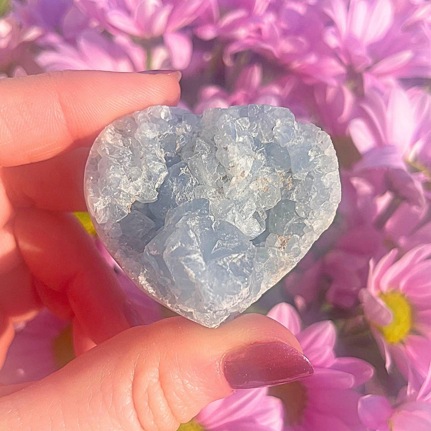 Blue Celestite Crystal Eggs