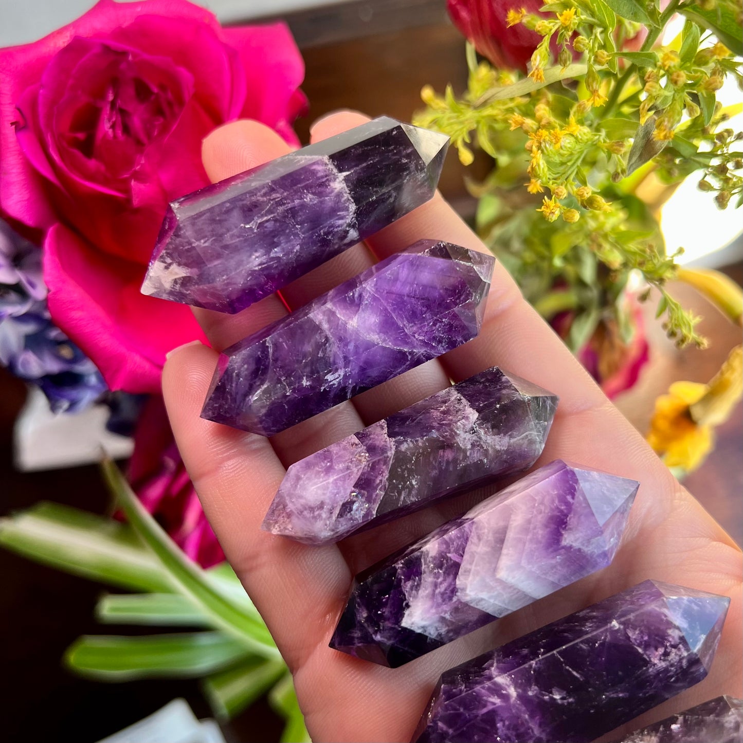 Dream Amethyst Double Terminated Points