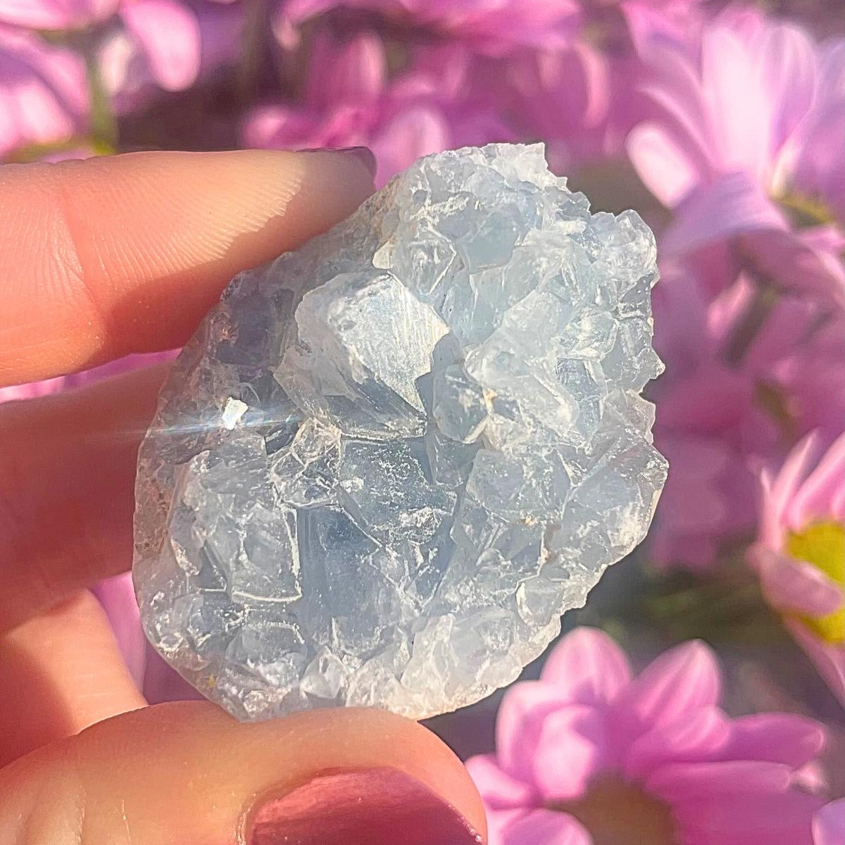 Blue Celestite Crystal Eggs