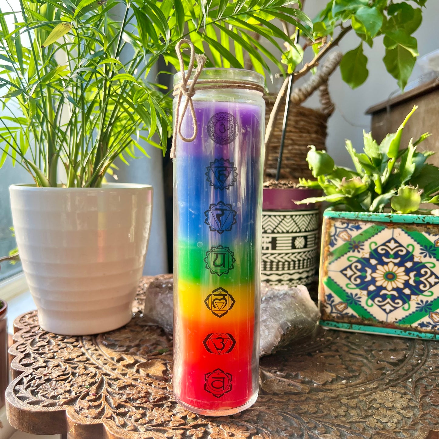 7 Chakra Candle