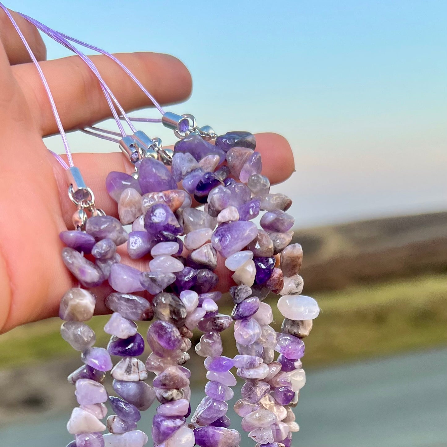 Amethyst Phone Charm