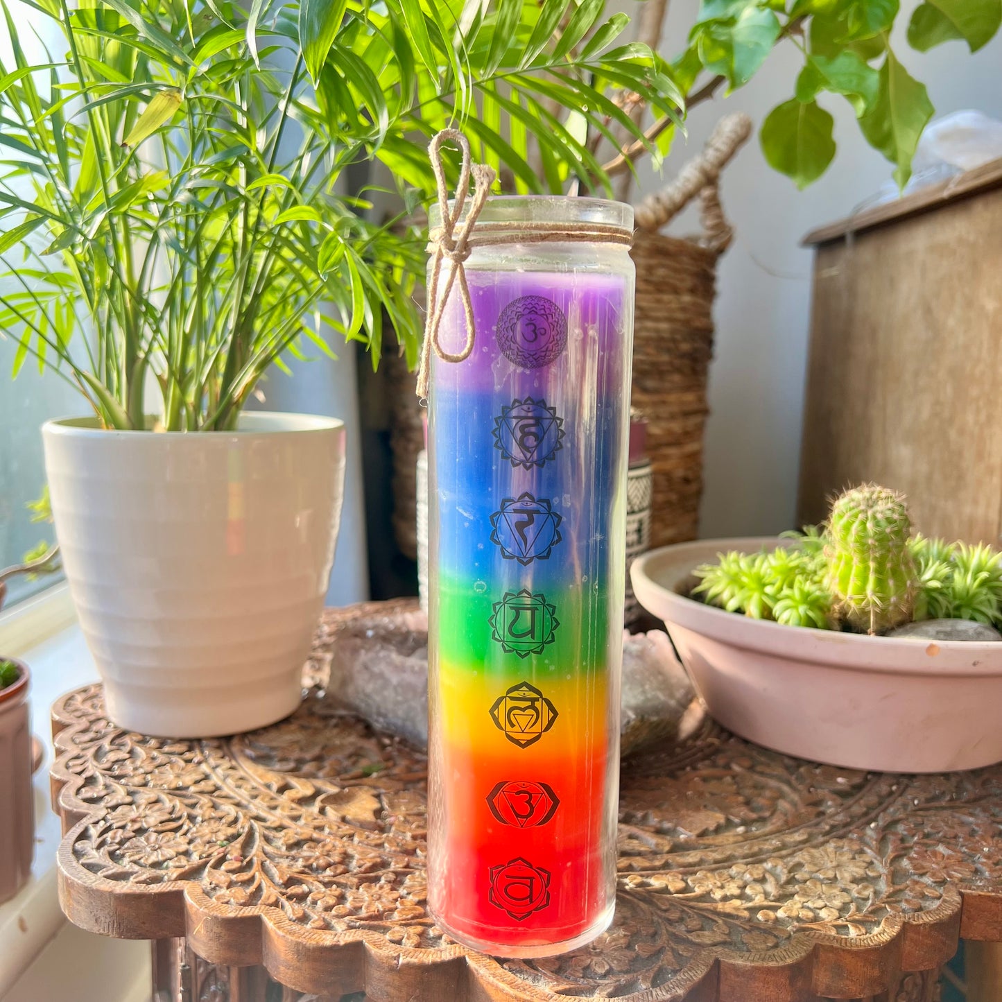 7 Chakra Candle