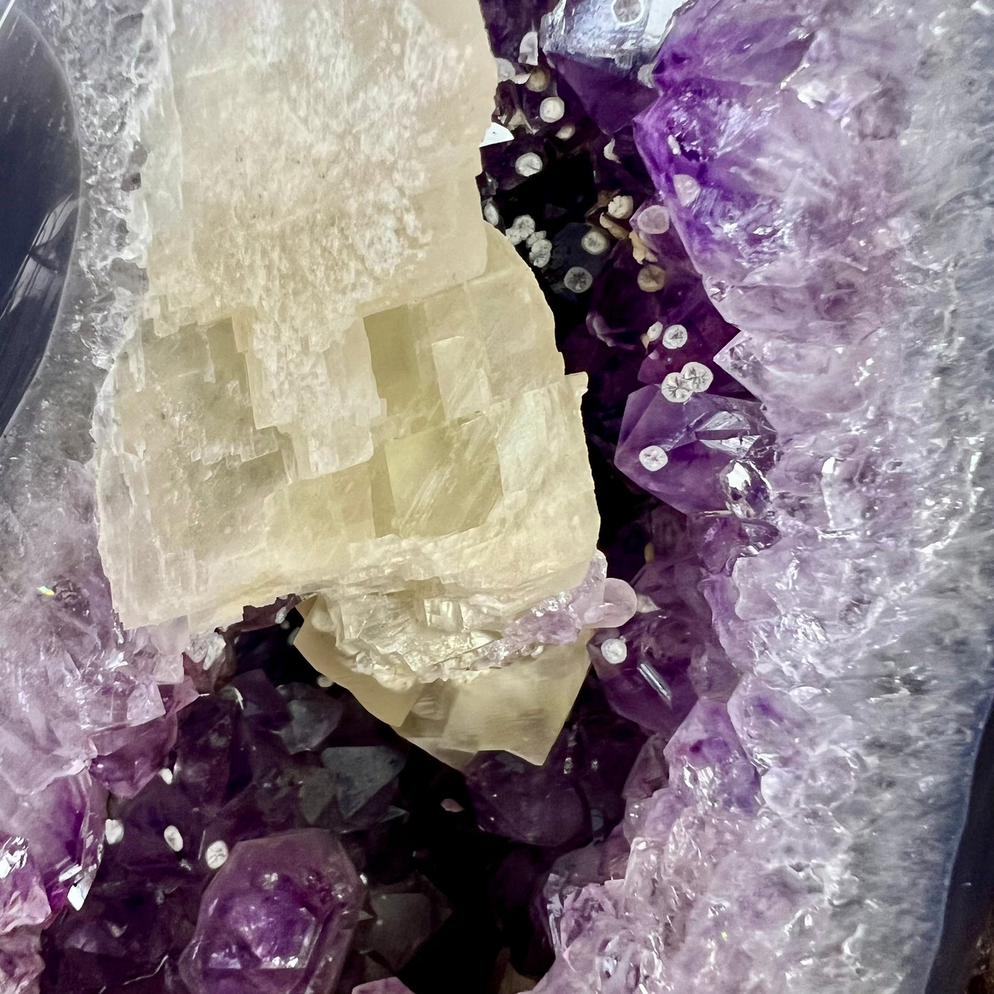 Agate Amethyst Calcite Geode 3.7KG
