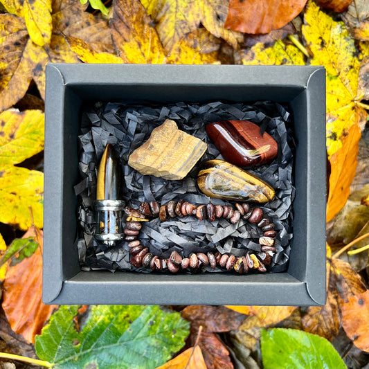 Confidence Tigers Eye Crystal Gift Box Set