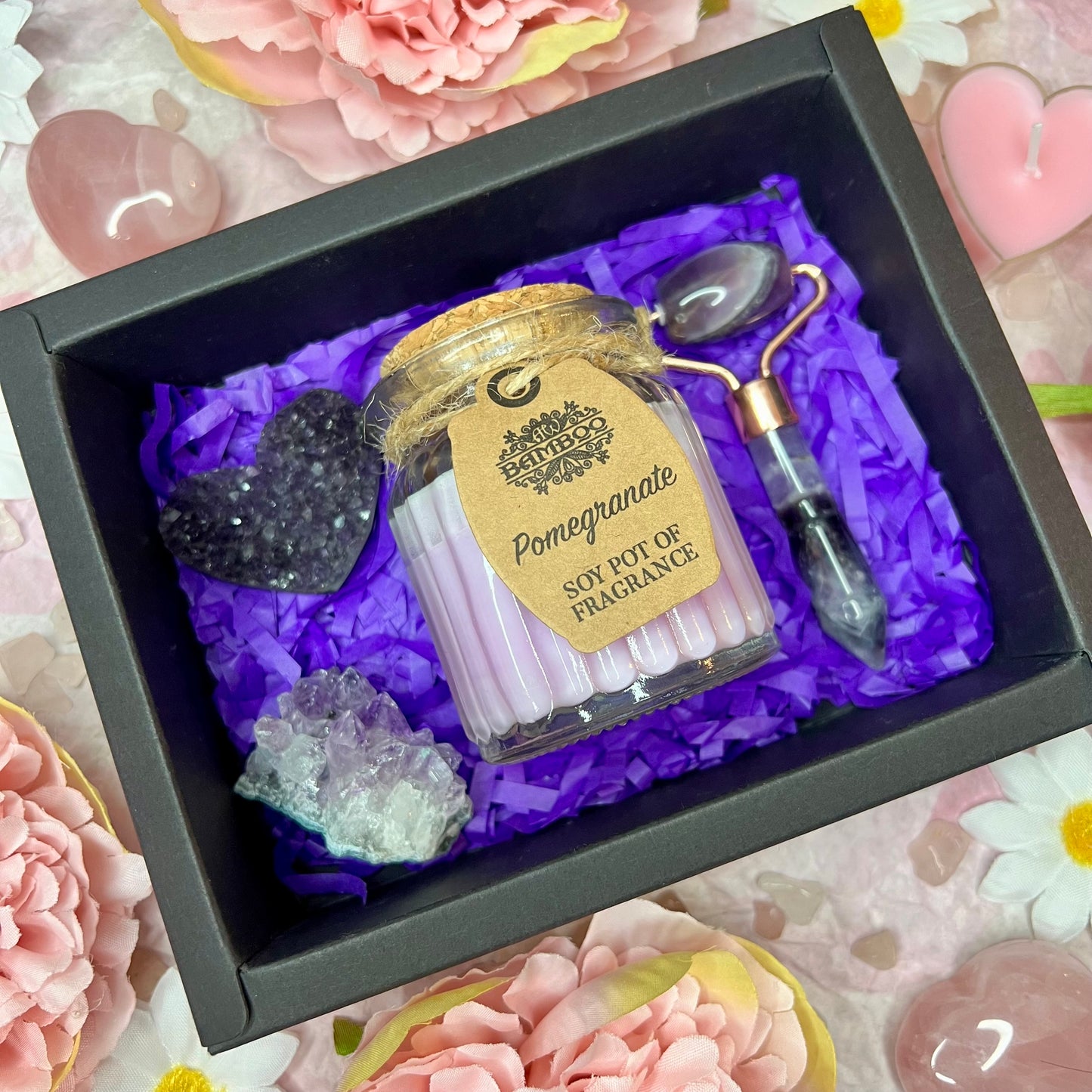 Mothers Day Crystal & Candle Gift Box Set