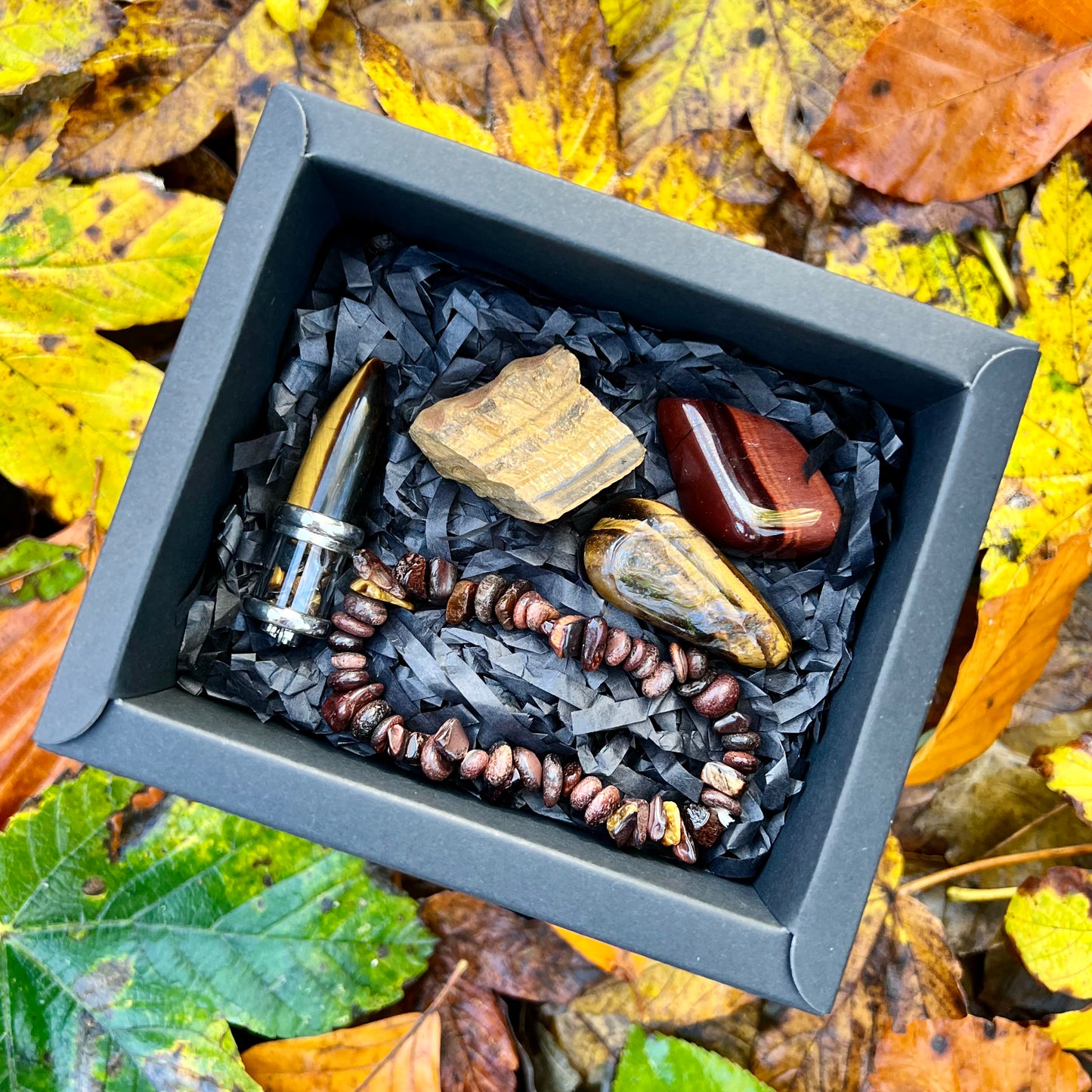 Confidence Tigers Eye Crystal Gift Box Set