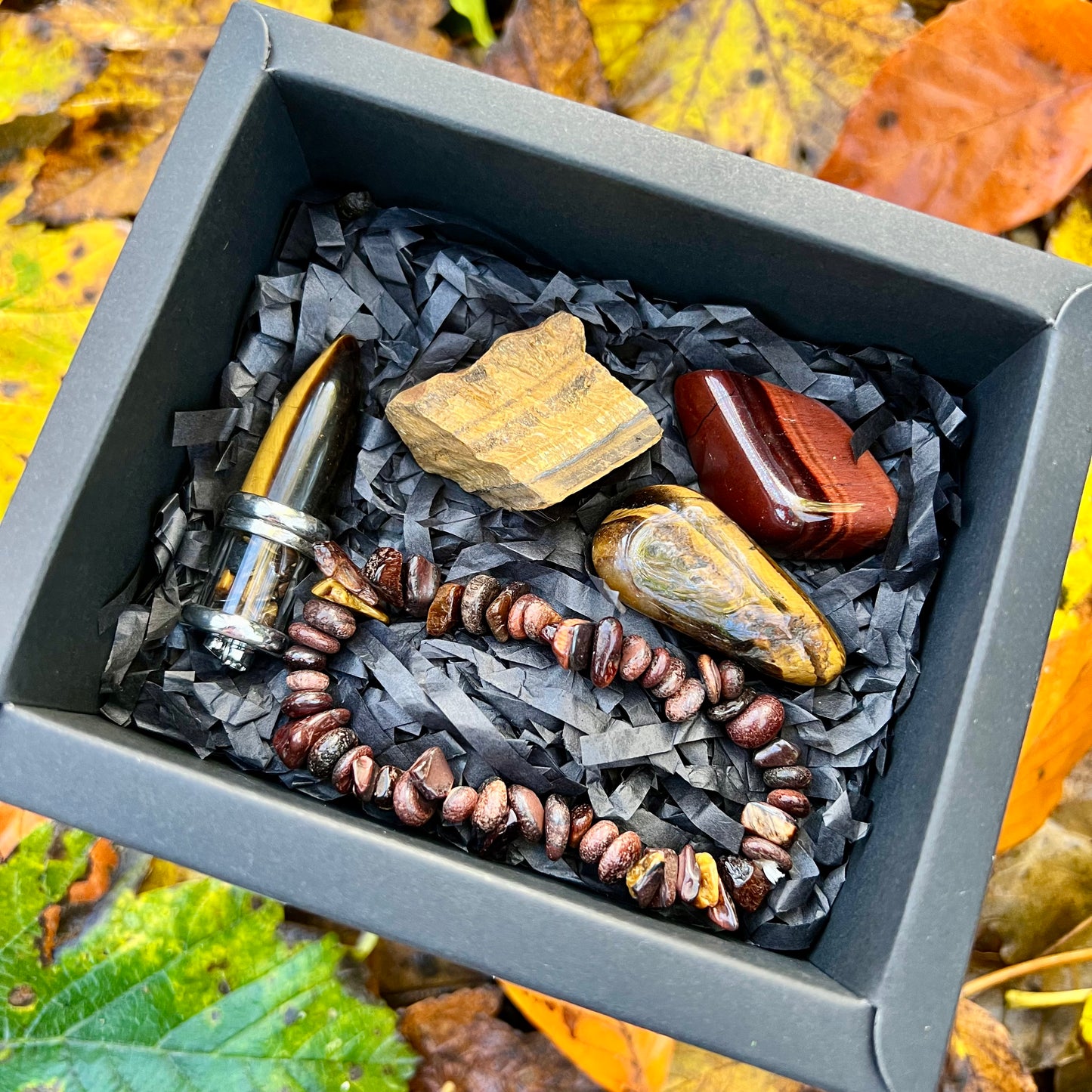 Confidence Tigers Eye Crystal Gift Box Set