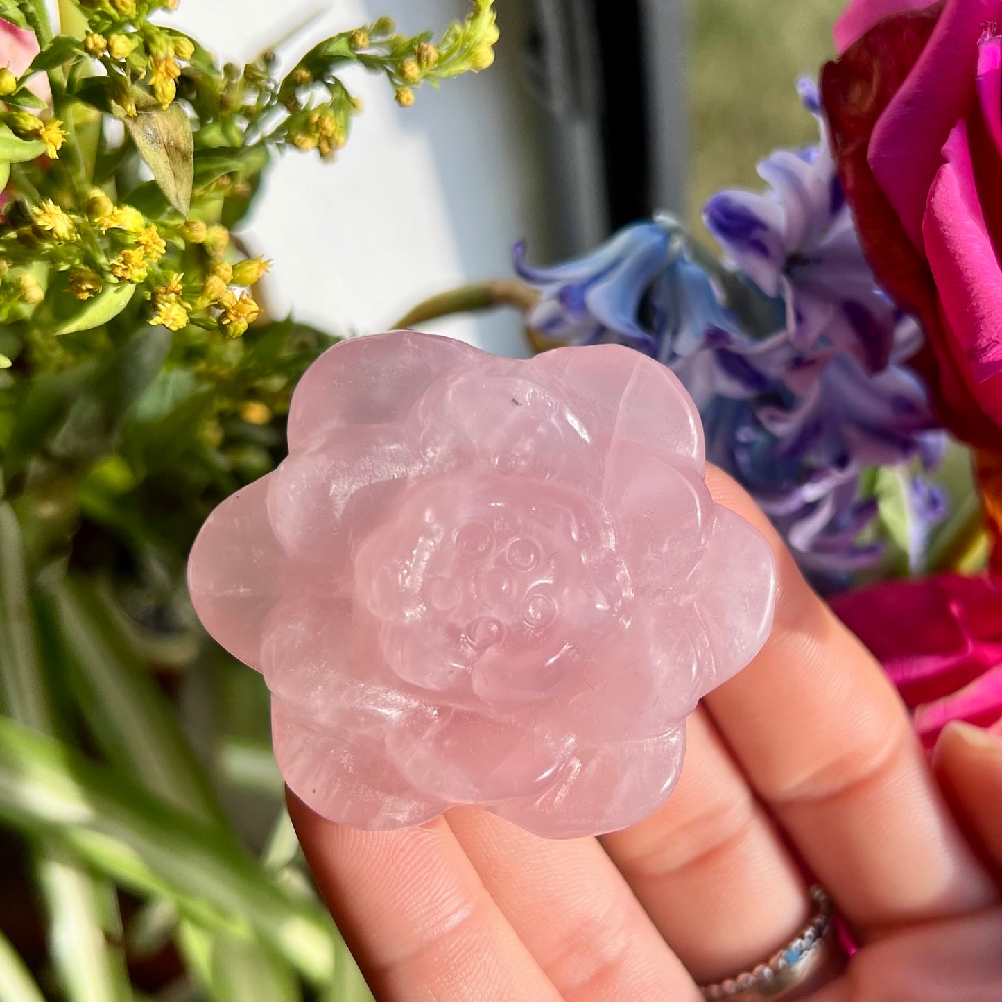 Rose Quartz Roses