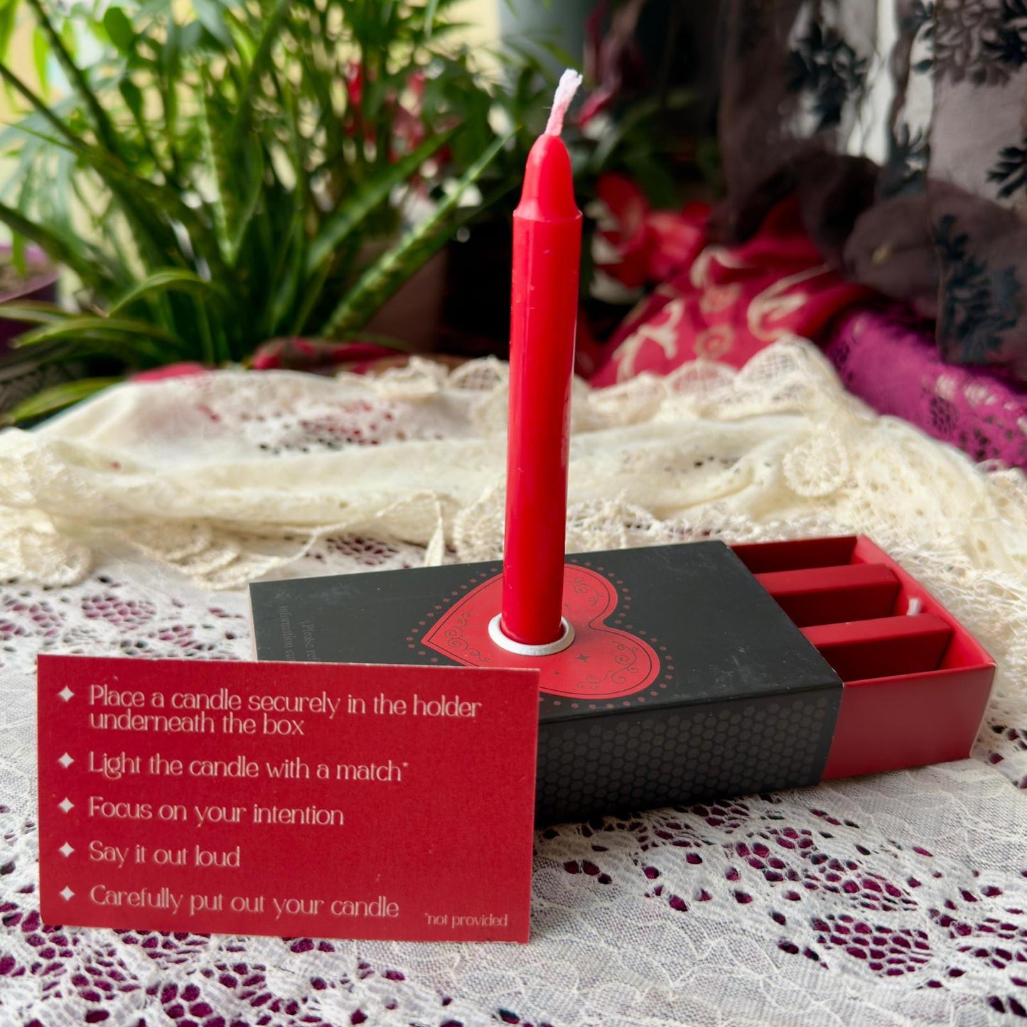 Set of 3 Love Spell Candles in a Box
