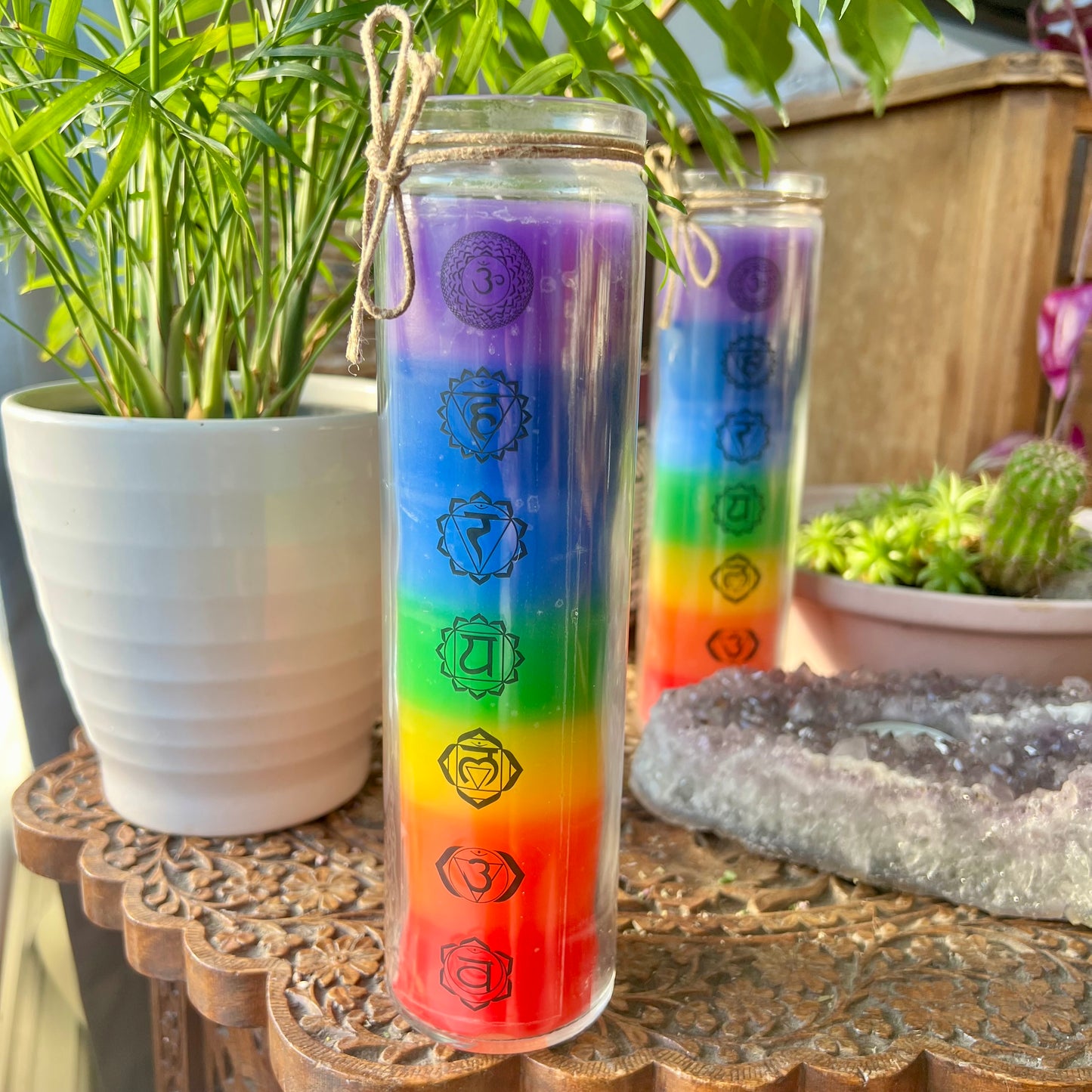 7 Chakra Candle