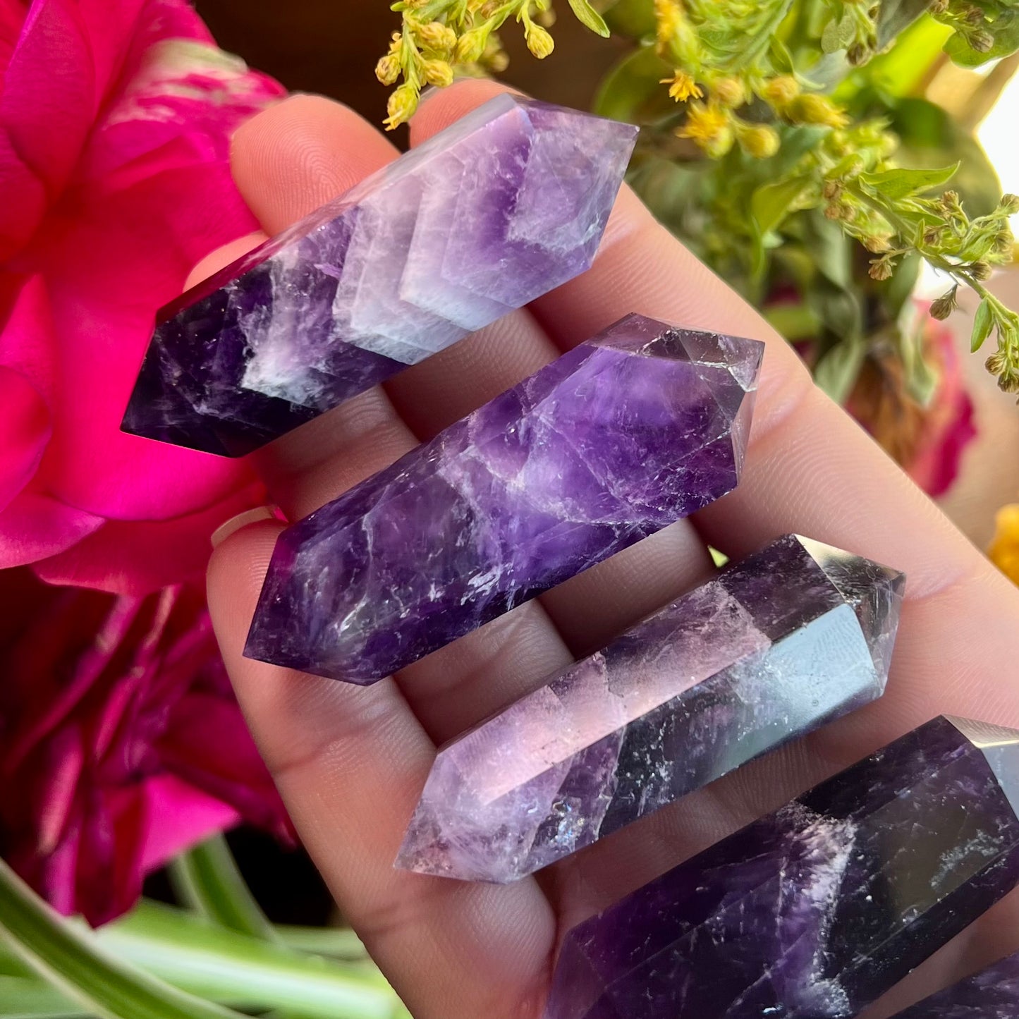 Dream Amethyst Double Terminated Points