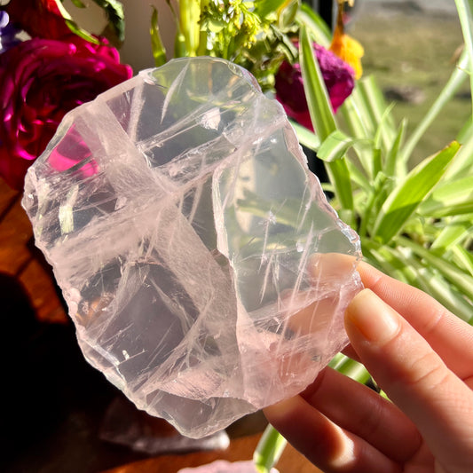 Rose Quartz Slab Coasters