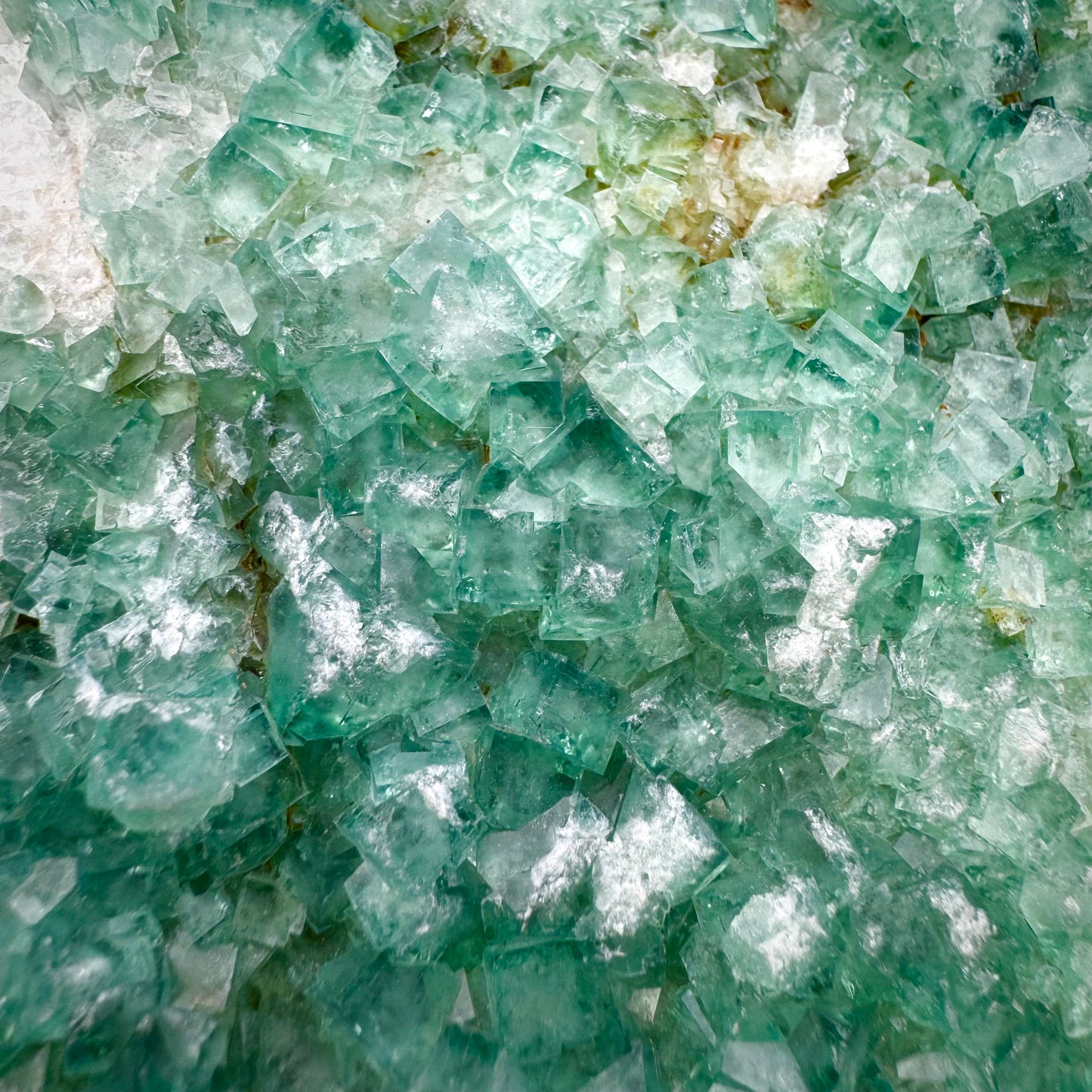 High Grade Green Fluorite Cube Crystal Specimen - 3.7KG
