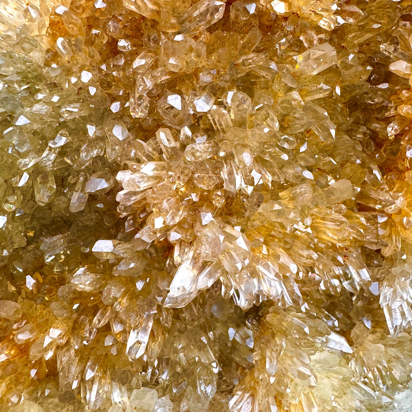 Golden Clear Quartz Cluster - 1.9KG
