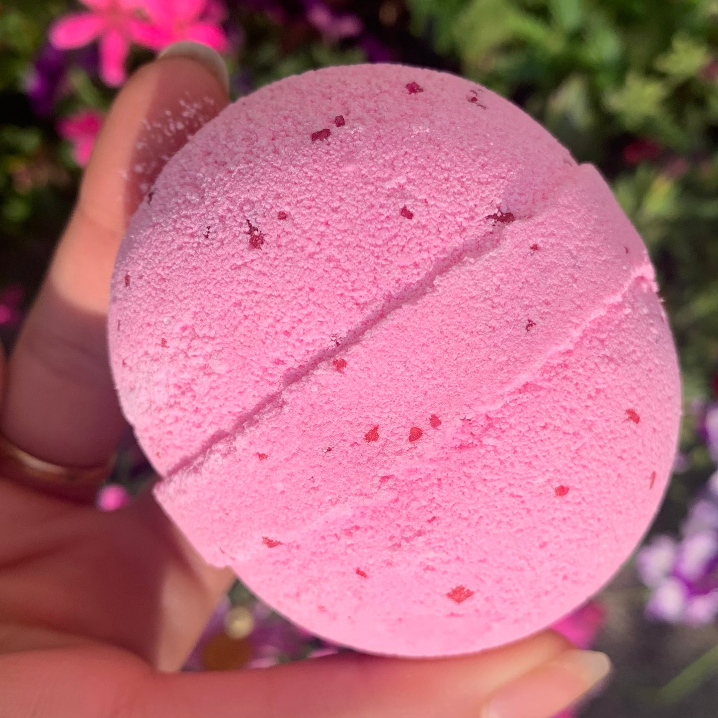 Rose Quartz Crystal Bracelet Bath Bomb