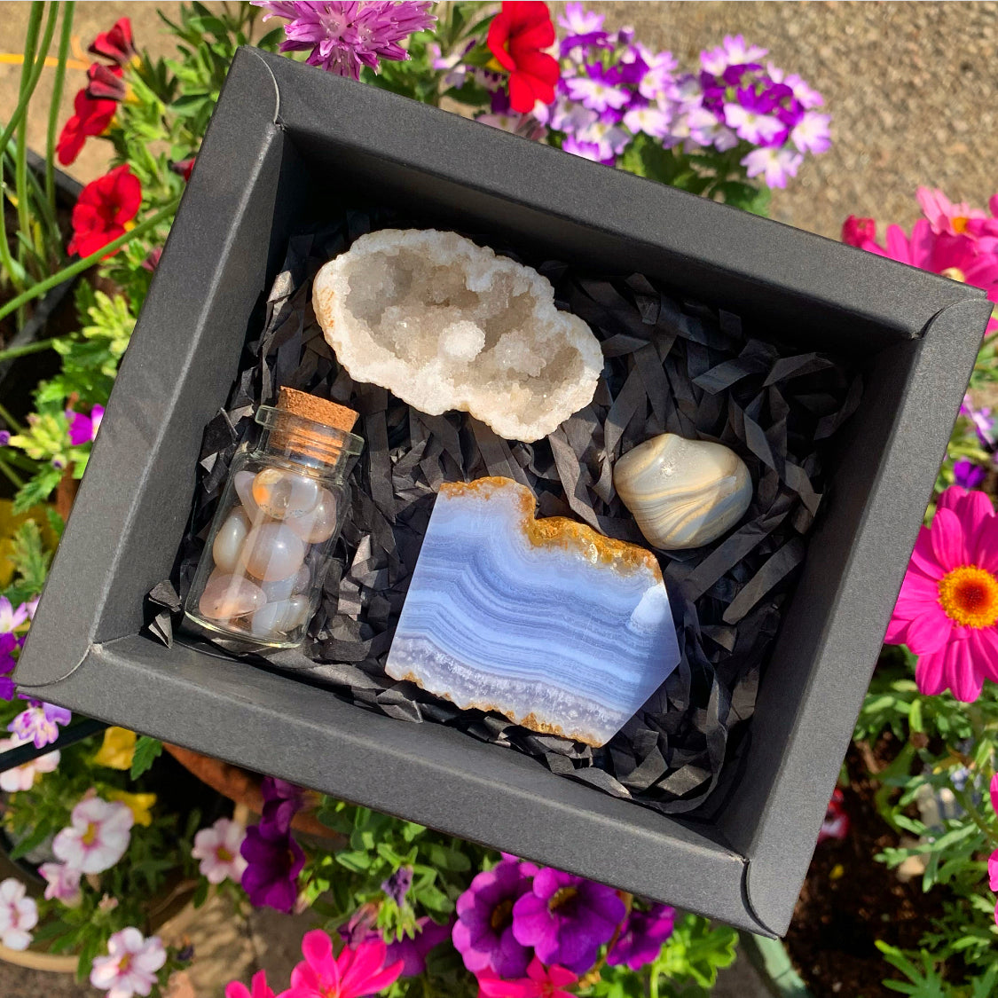Agate Crystal Gift Box Set