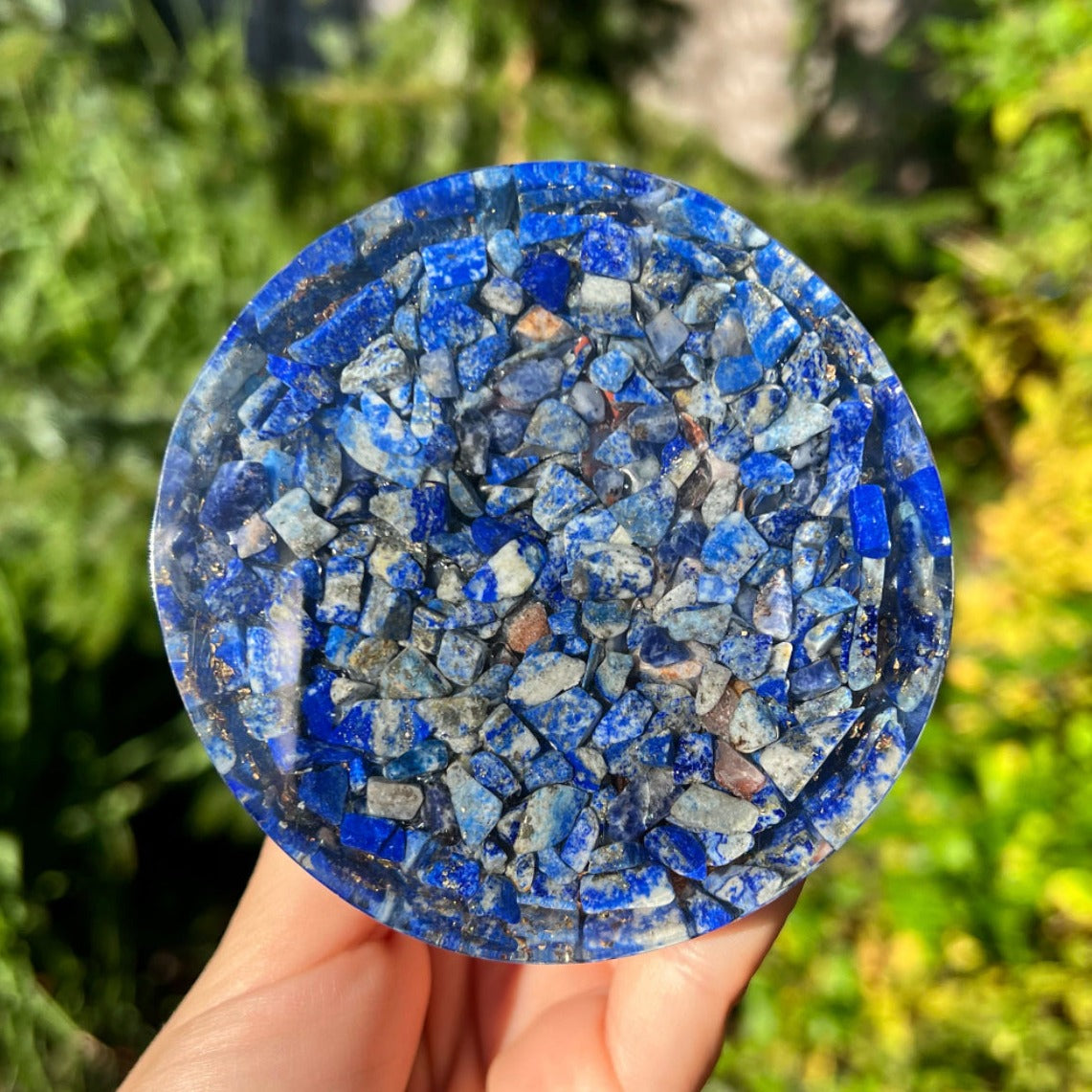 Lapis Lazuli Orgonite Crystal Cone