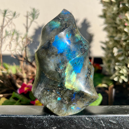 High Quality Labradorite Flame with Flash