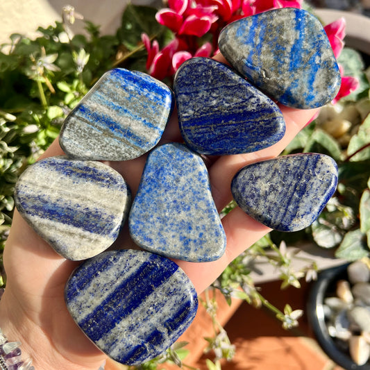 Lapis Lazuli Palm Stone