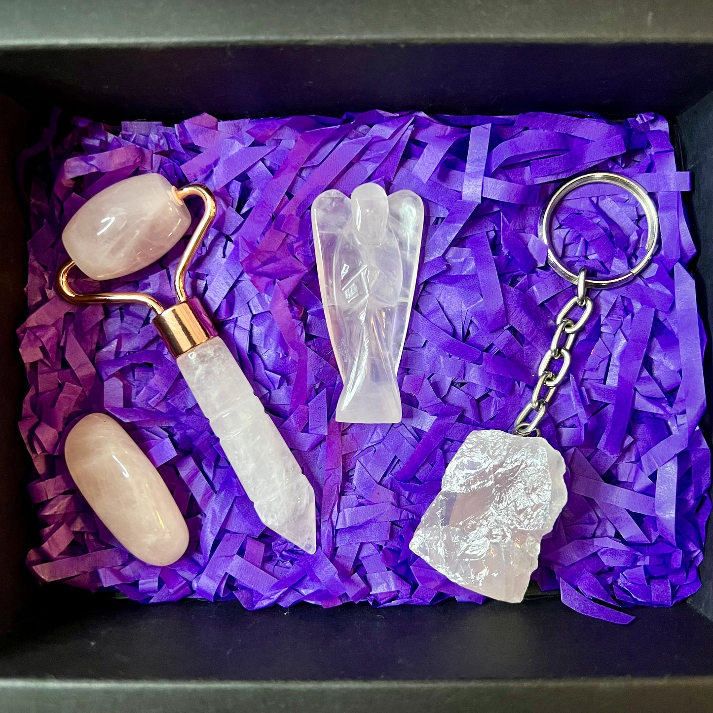 Rose Quartz Loving Mothers Day Crystal Gift Box Set