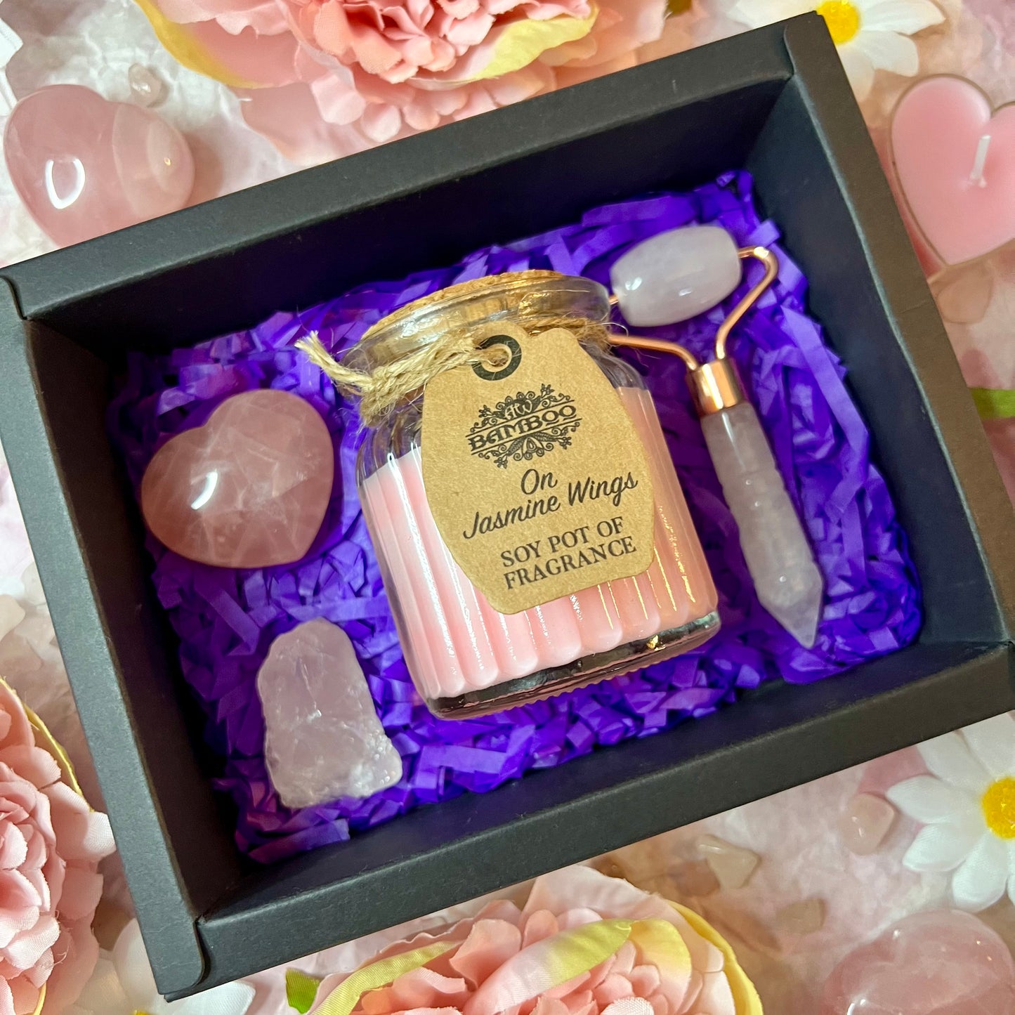 Mothers Day Crystal & Candle Gift Box Set