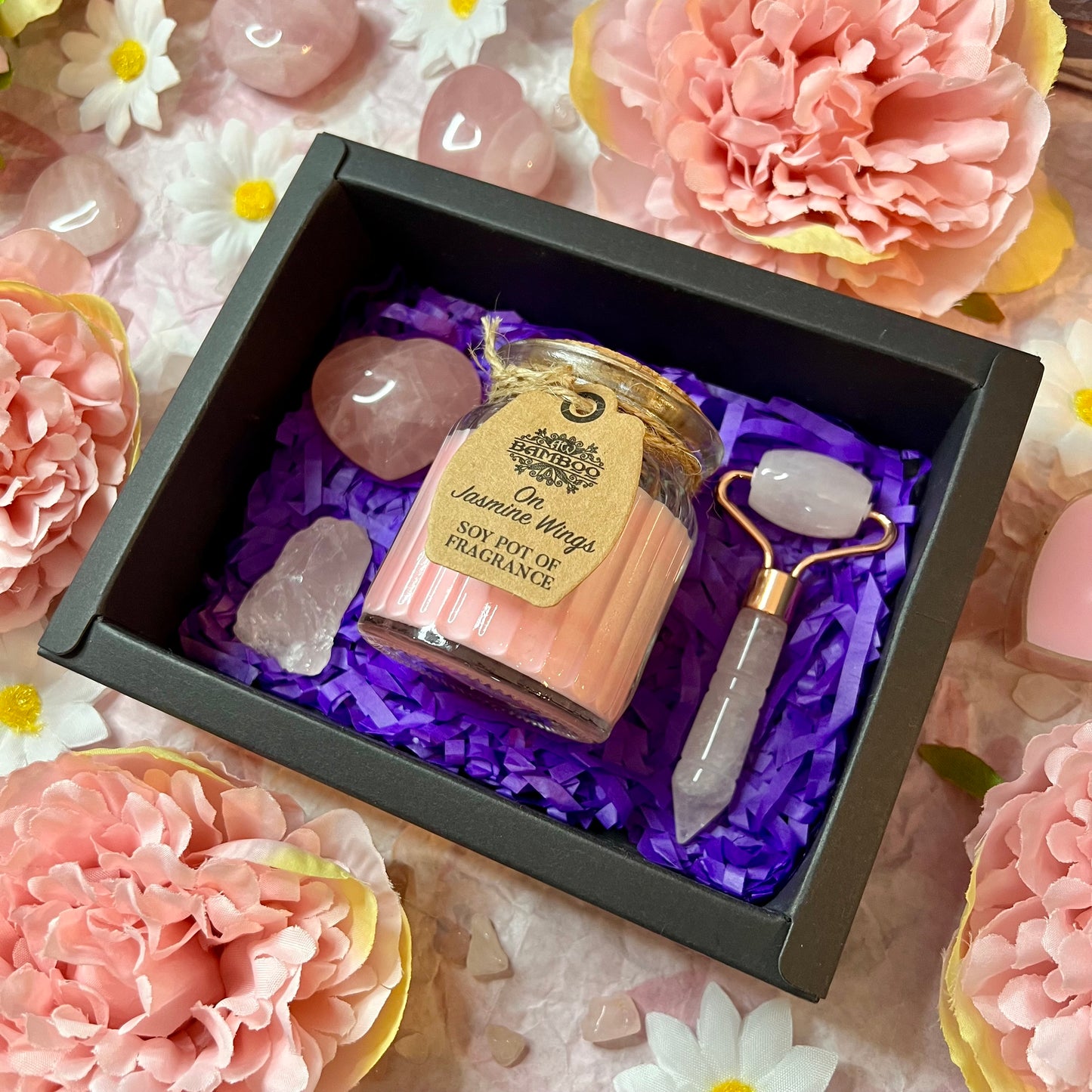 Mothers Day Crystal & Candle Gift Box Set