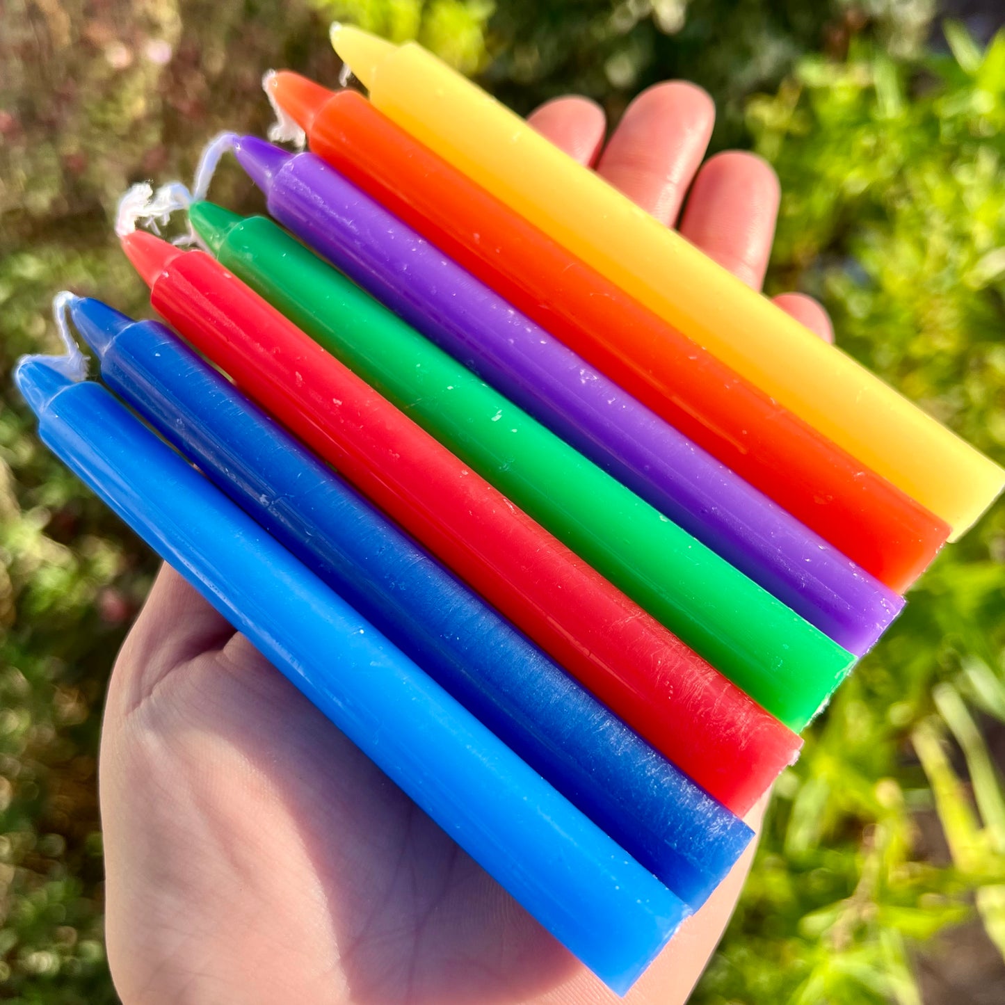 7 Chakra Manifest Candles