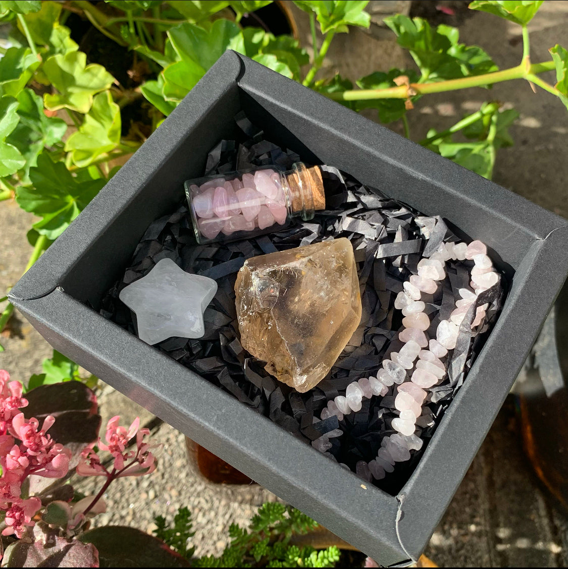 Smokey Rose Quartz Gift Box