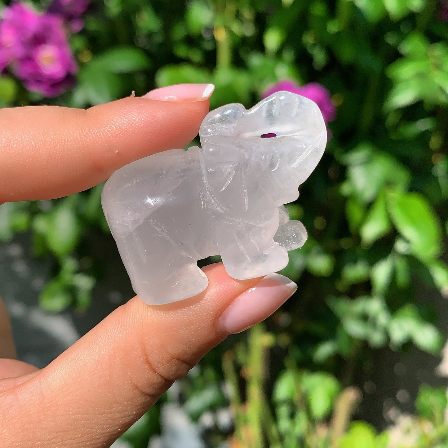 Clear Quartz Elephant