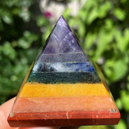 7 Chakra Crystal Pyramid