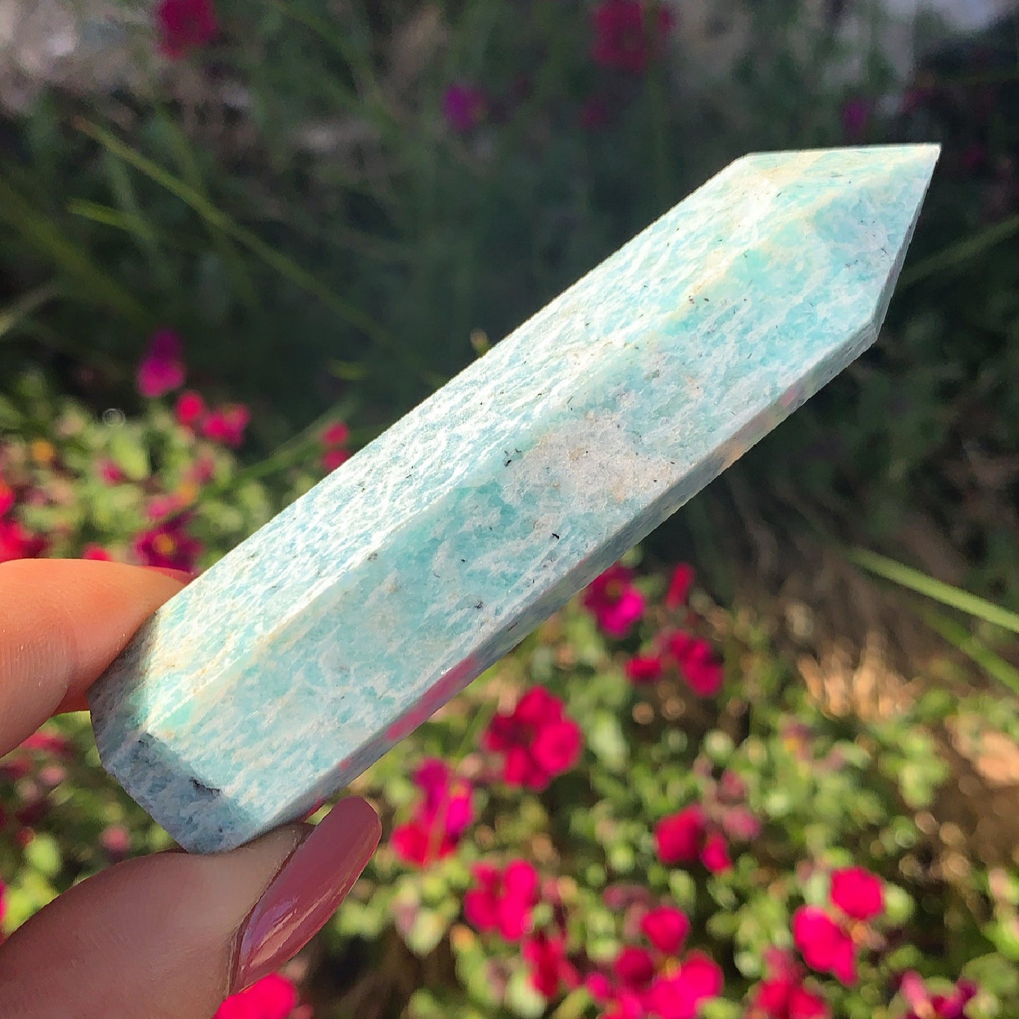 Amazonite Crystal Point