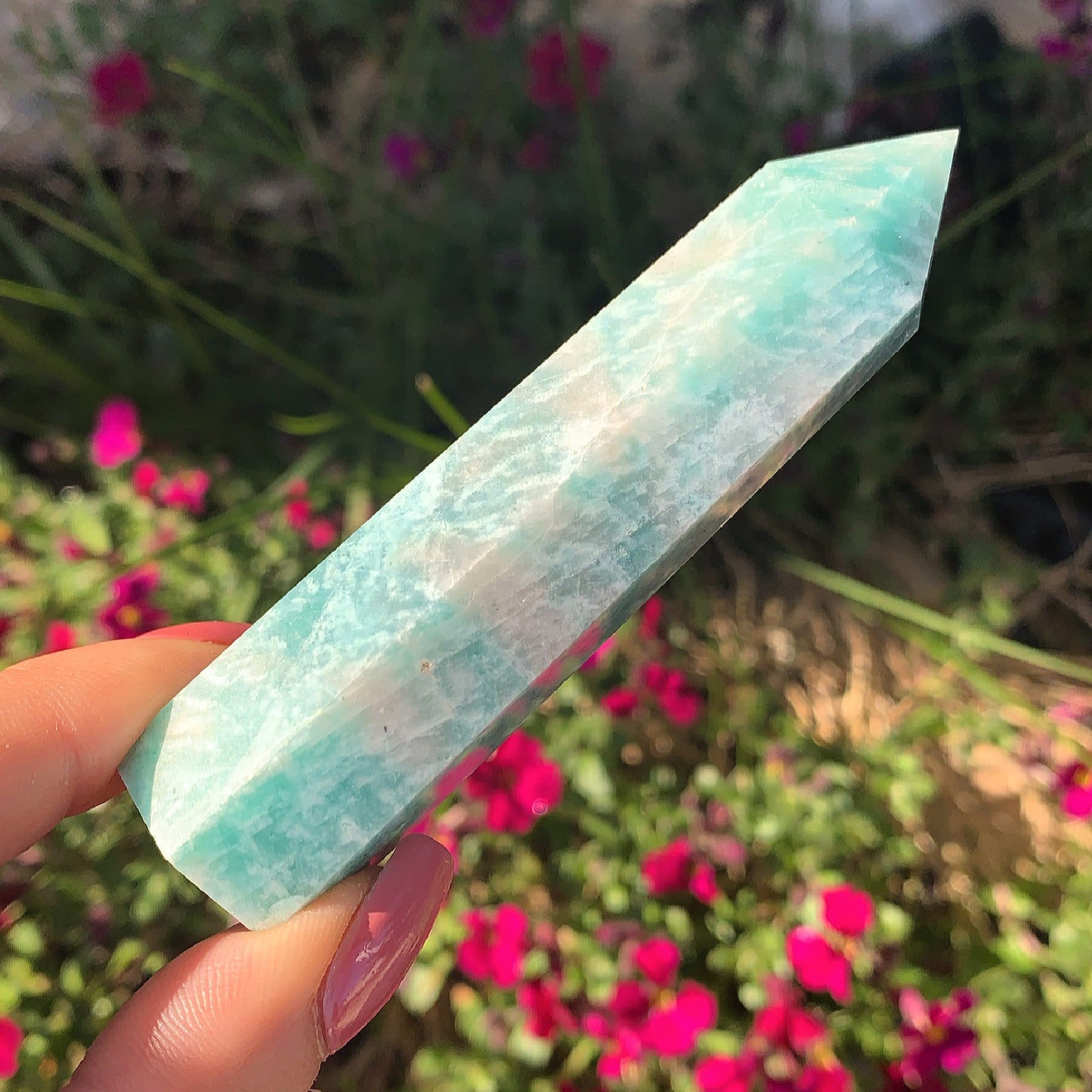 Amazonite Crystal Point