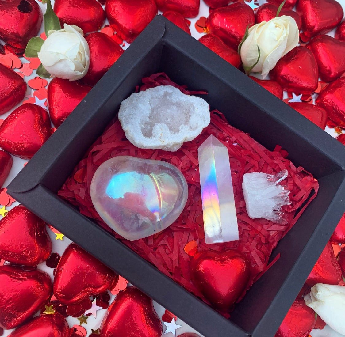 Aura Love Crystal Valentine's Day Gift Box Set