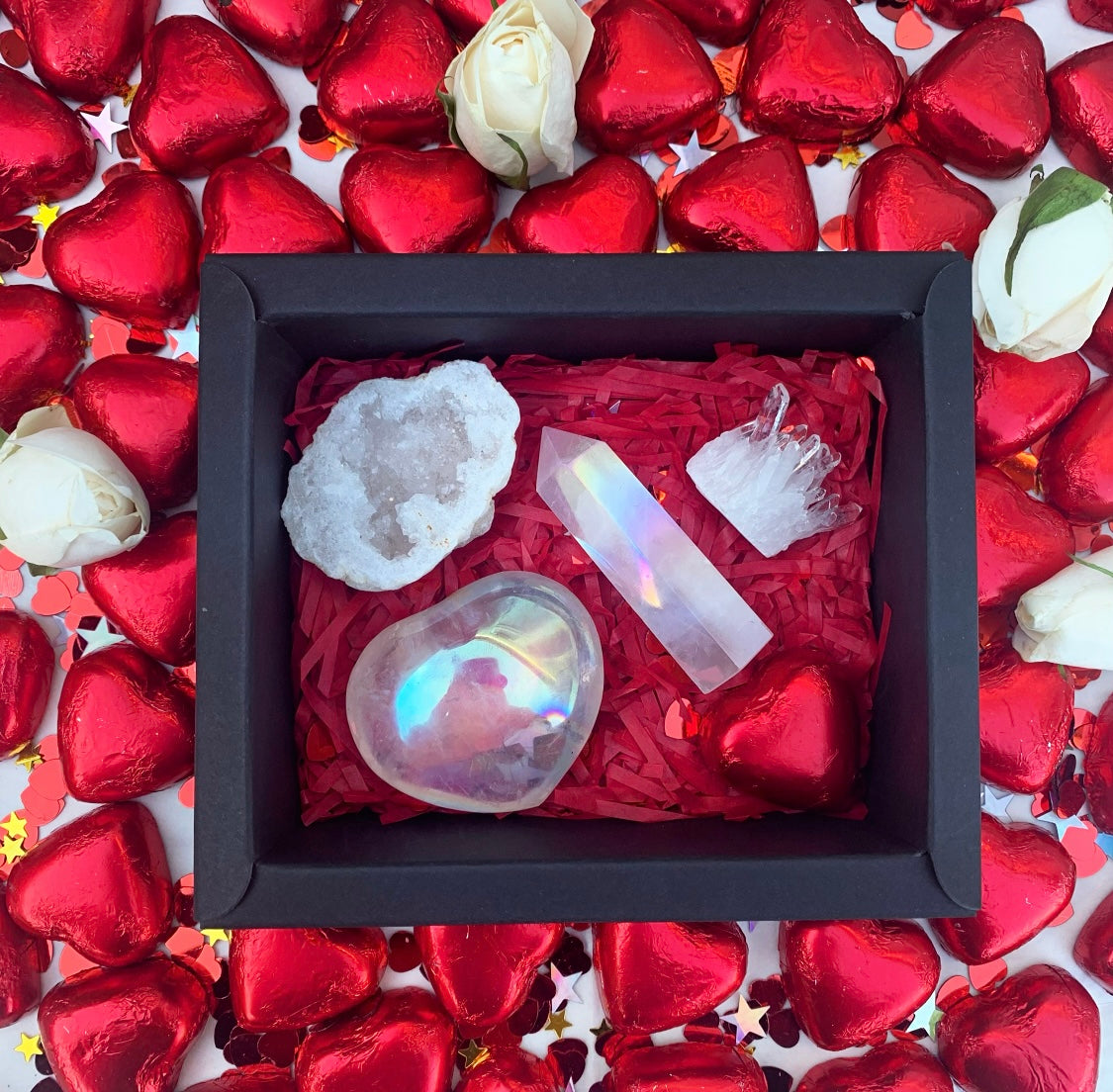 Aura Love Crystal Valentine's Day Gift Box Set