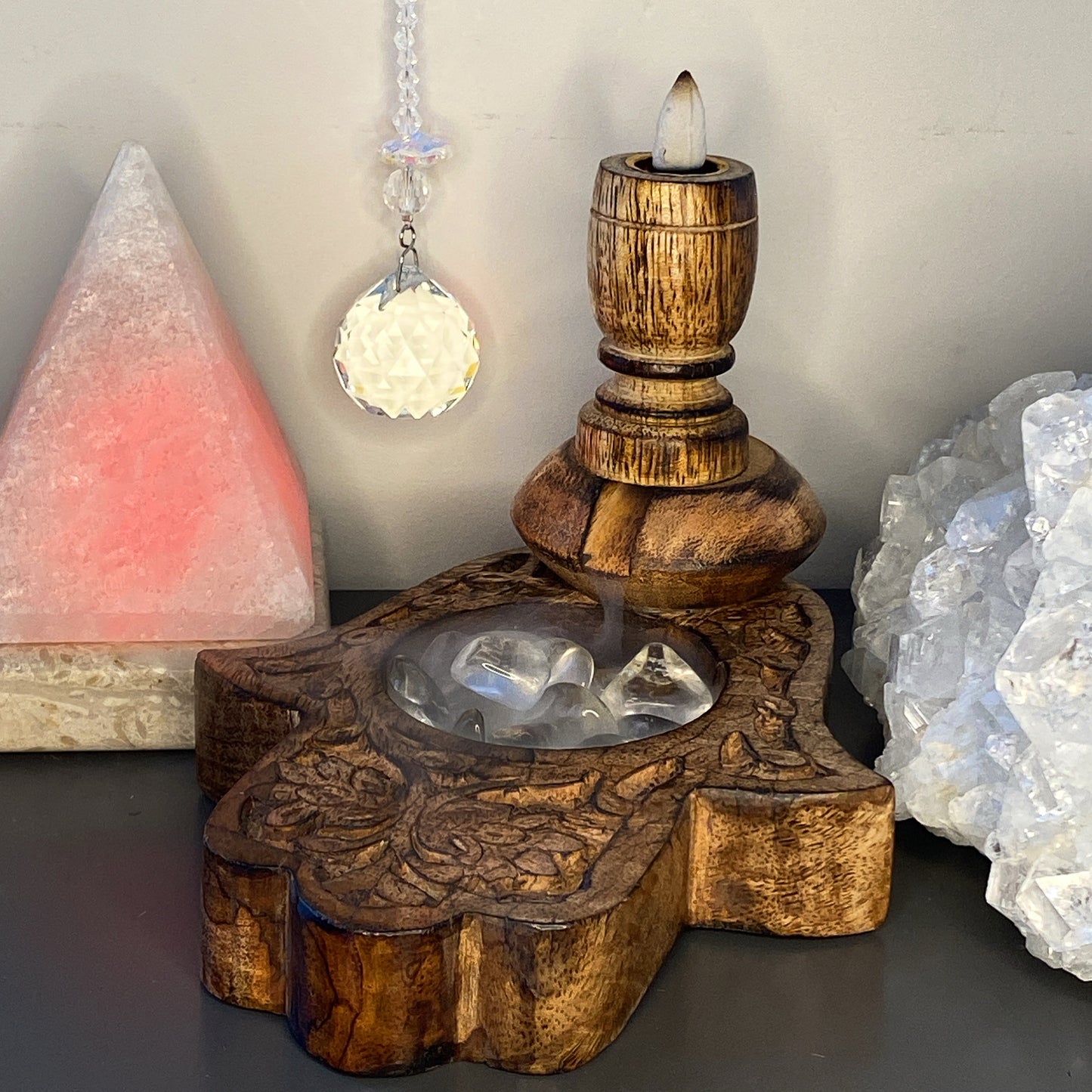 Hamsa Hand Backflow Burner