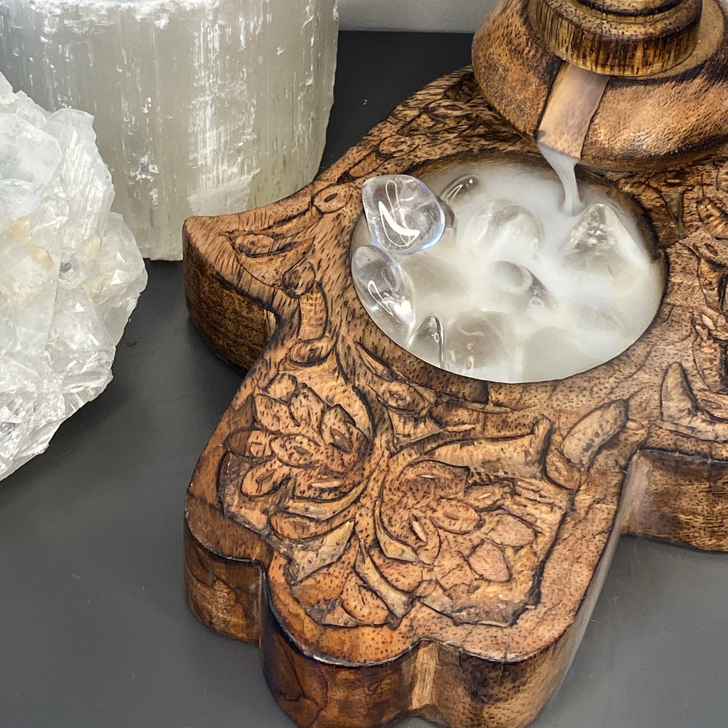 Hamsa Hand Backflow Burner