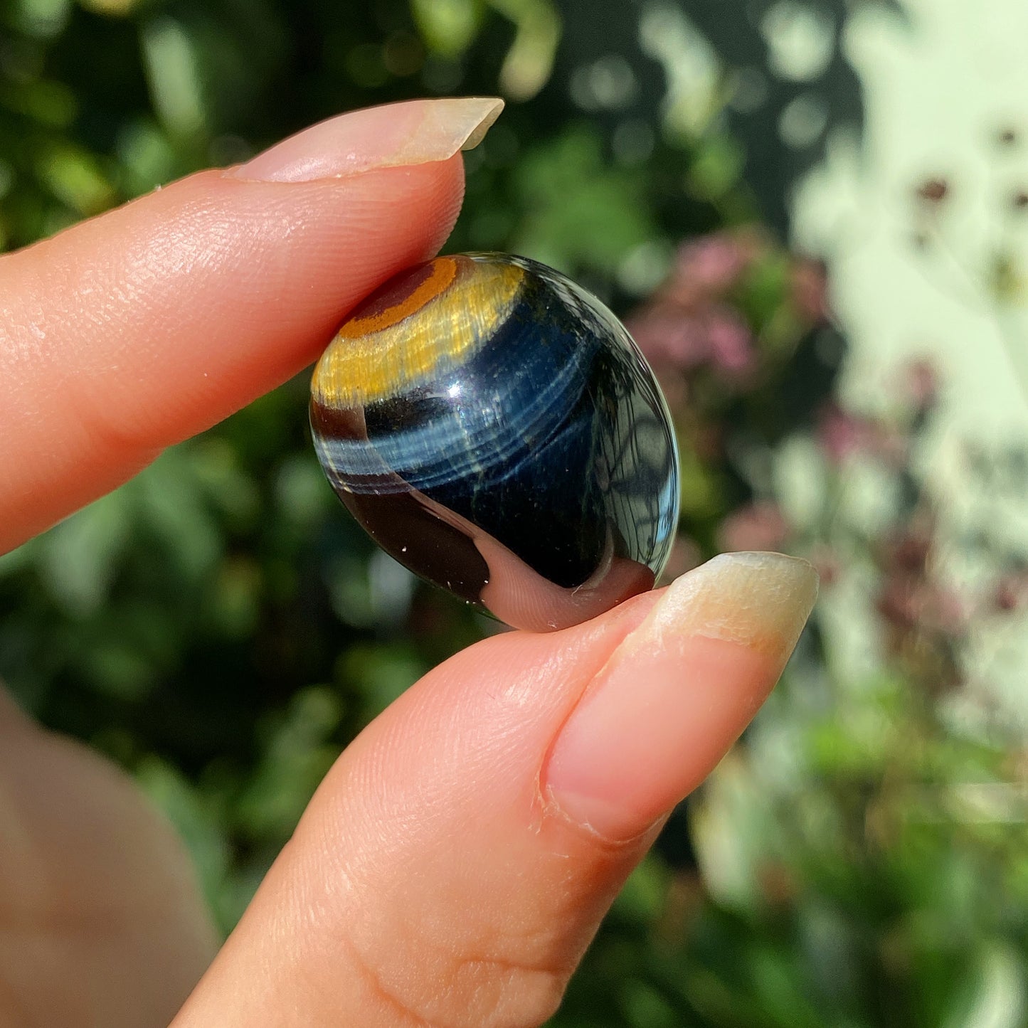 Blue Tigers Eye Tumblestones