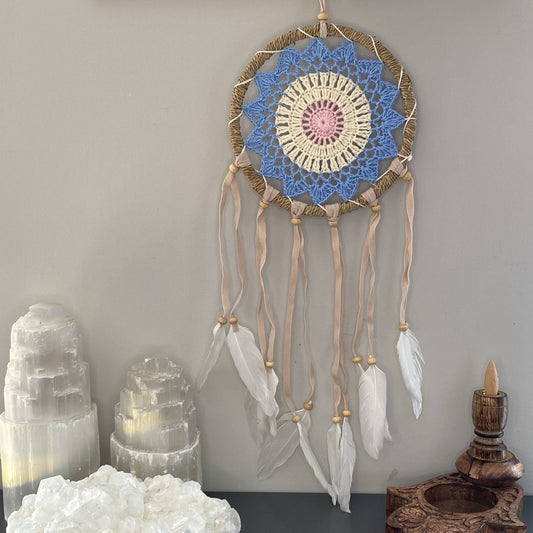 Pink & Blue Dreamcatcher