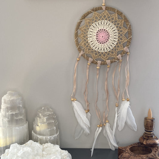 Pink Neutral Dreamcatcher