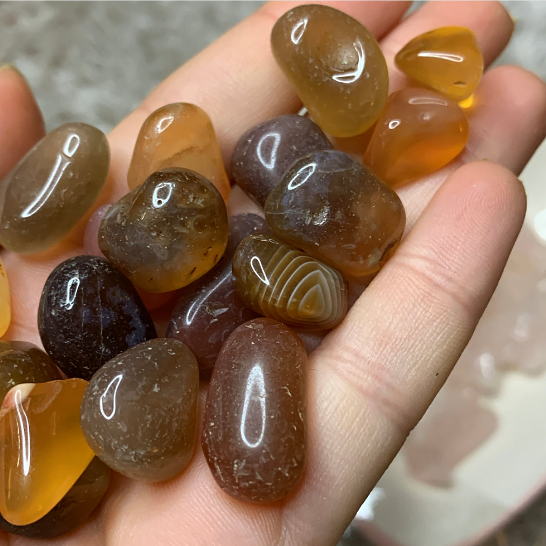 Carnelian Agate Tumblestones