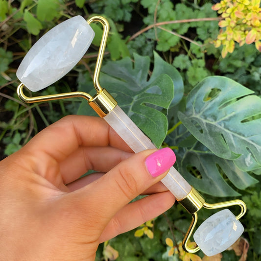 Clear Quartz Face Roller