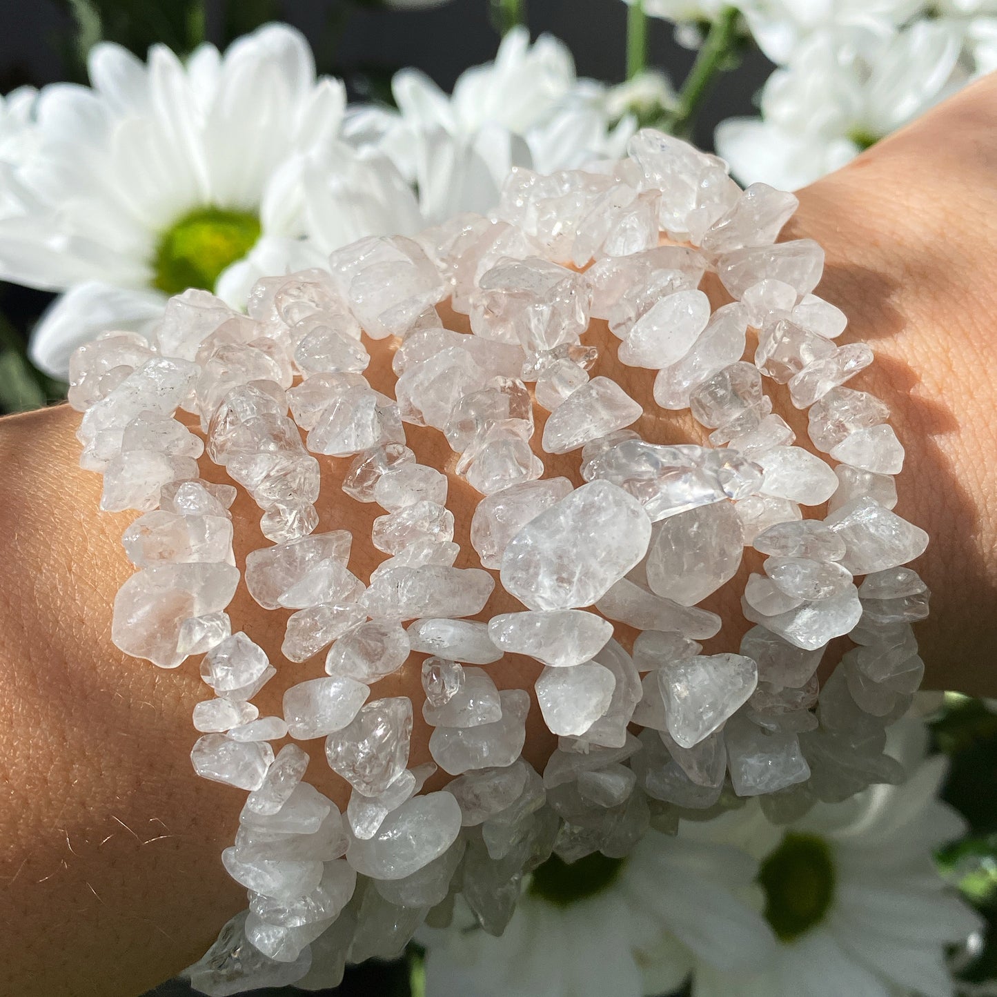 Crystal Chip Gemstone Bracelet