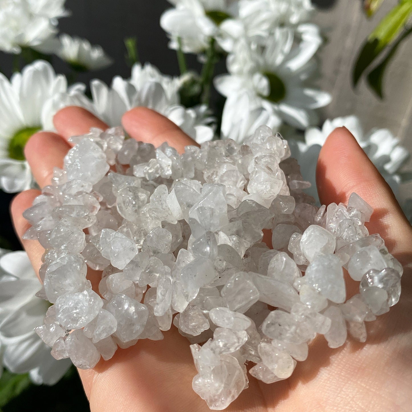 Clear Quartz Crystal Bracelet