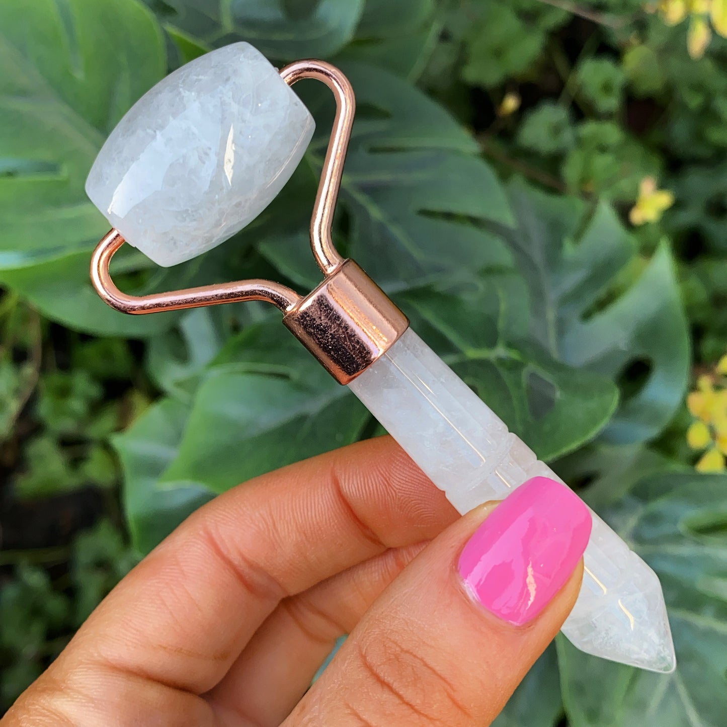 Mini Clear Quartz Face Roller