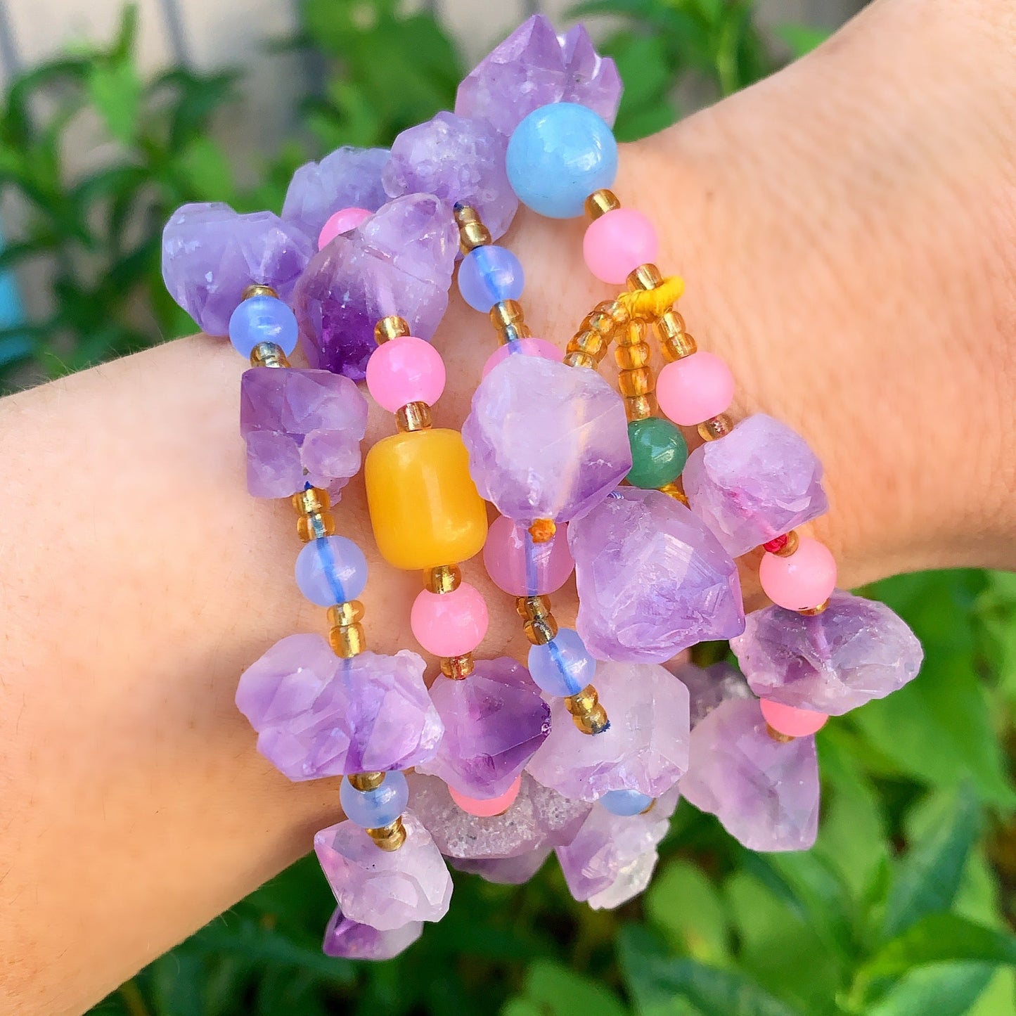 Amethyst Crystal Bracelet