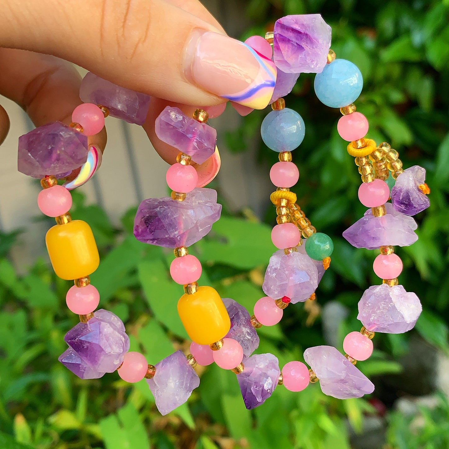 Amethyst Crystal Bracelet
